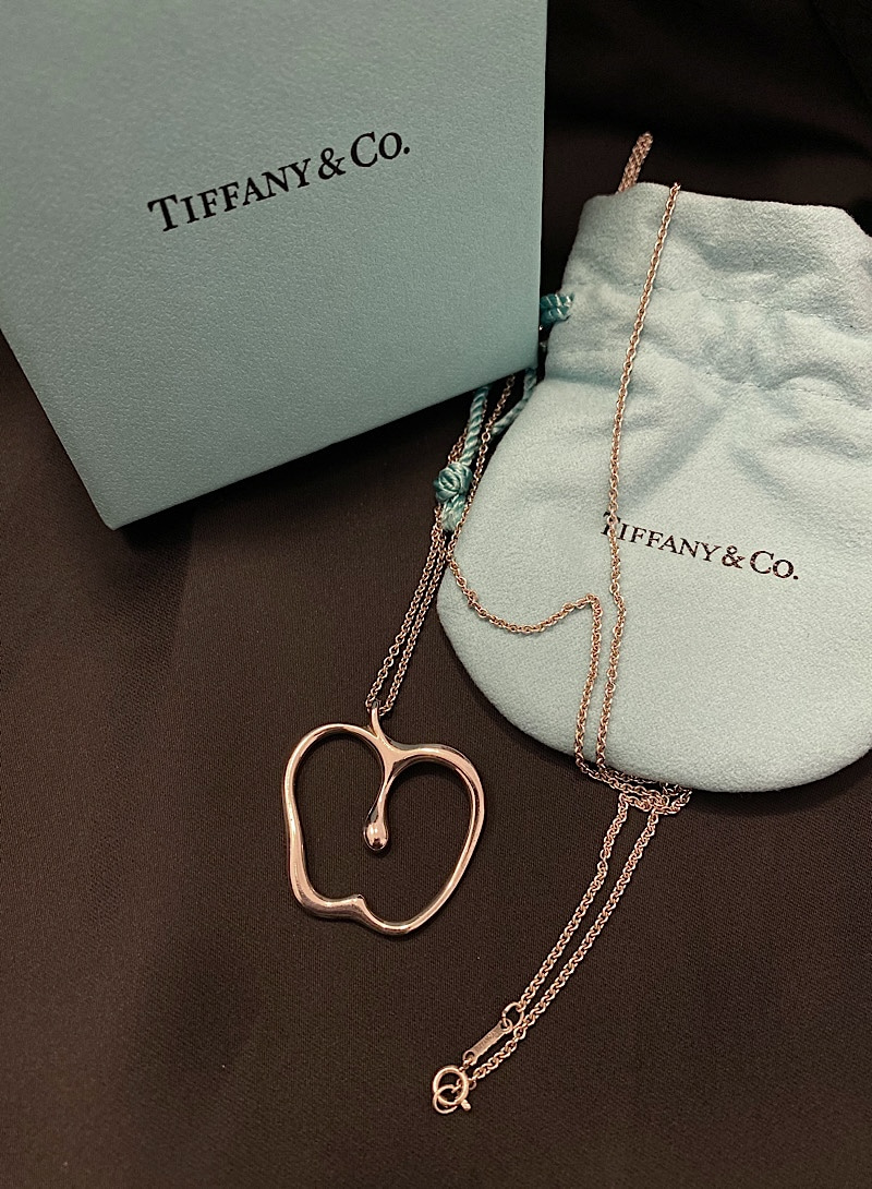 Tiffany&amp;Co apple 925silver necklace