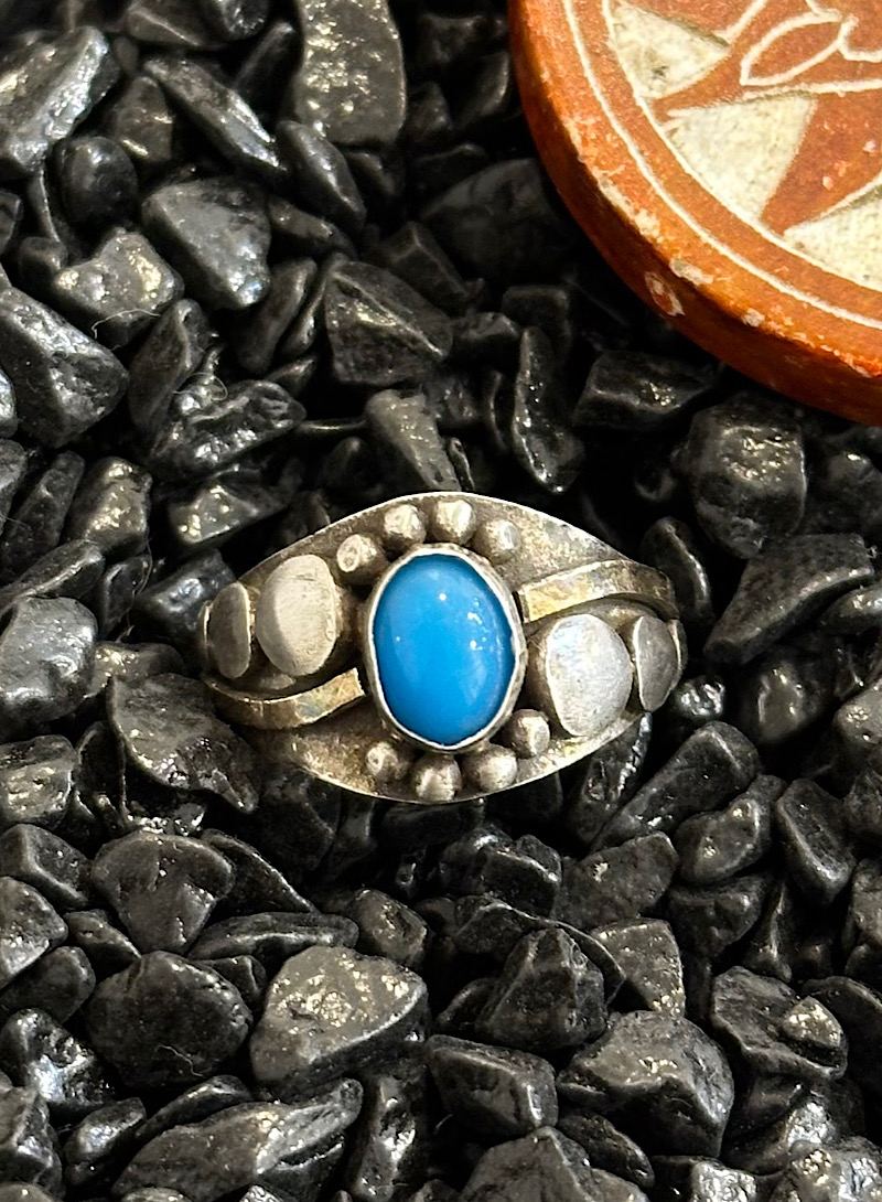 Vintage turquoise 925silver ring