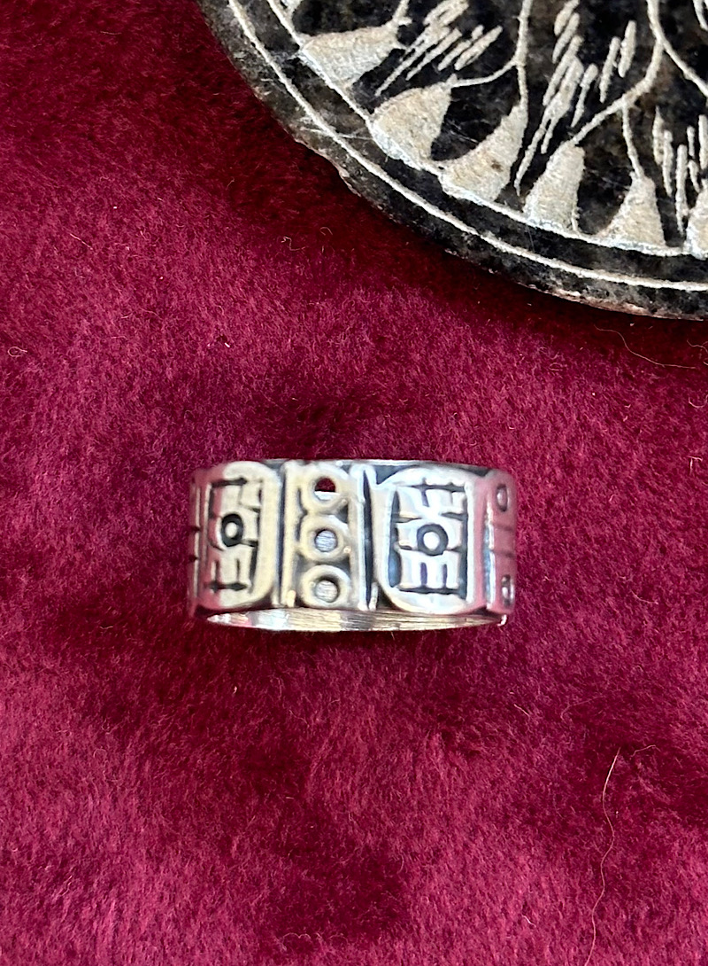 Mexico vintage 925silver ring(11호)