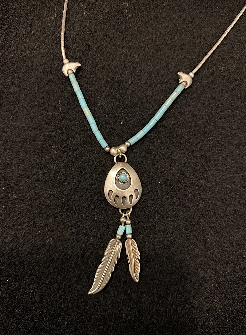 Navajo 925silver necklace