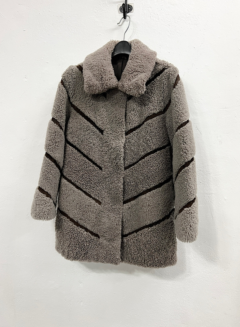 leather + wool jacket
