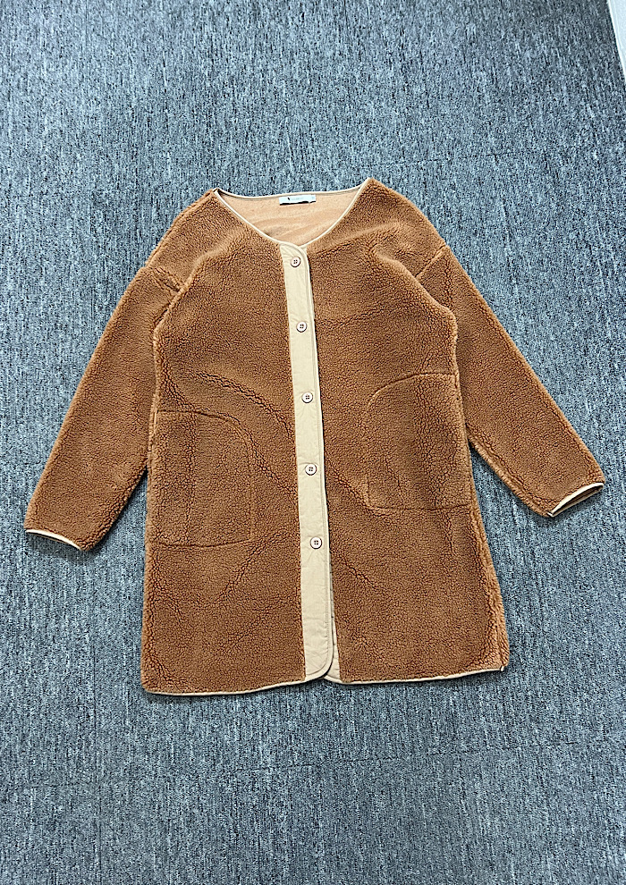 fleece coat (M)