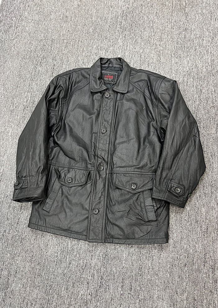 leather coat (XL)