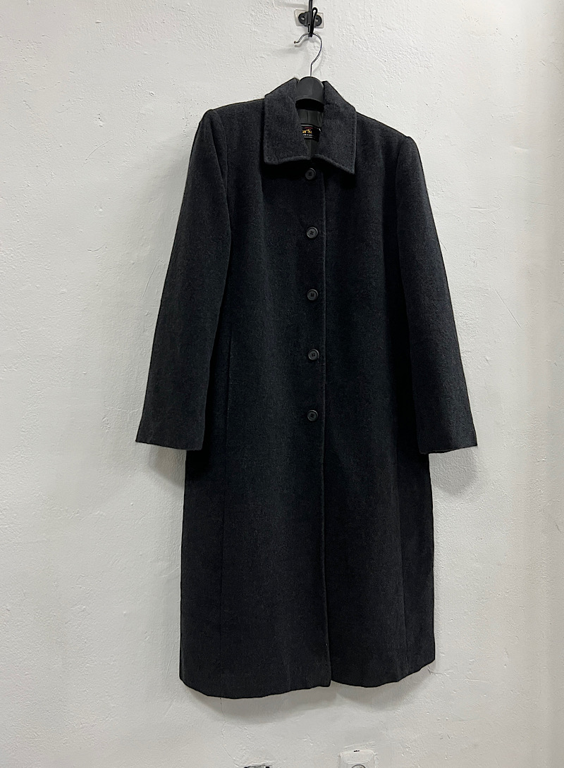 angora+wool coat