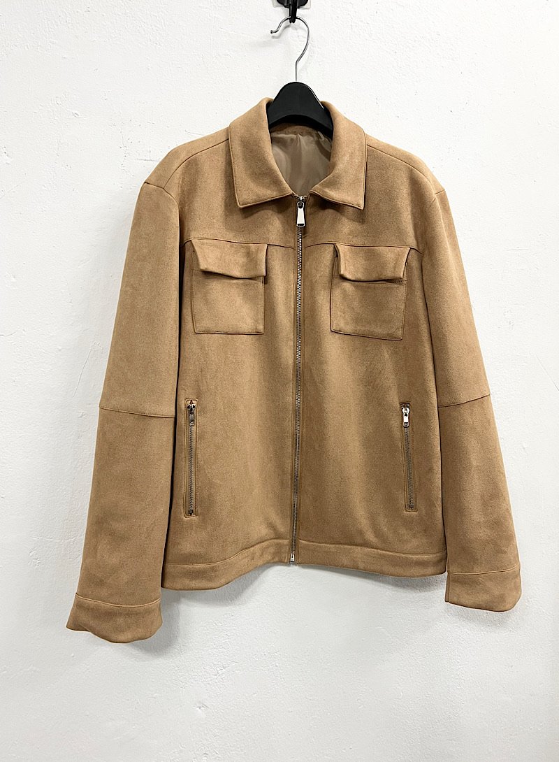 fake leather jacket (M)